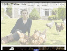 Tablet Screenshot of chickenwaterer.com